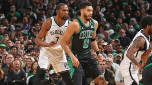 Jayson Tatum antwortet darauf, dass Celtics angeblich Jaylen Brown als Paket für Kevin Durant von Nets anbietet