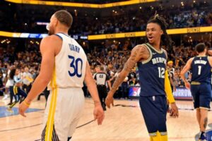Memphis Grizzlies spielen im Rahmen der NBA-Weihnachtstafel gegen die Golden State Warriors