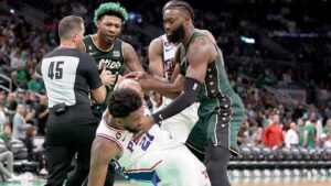 Marcus Smart von Celtics im Streit mit Joel Embiid von den 76ern: „Ich hätte ihm den Kopf einschlagen können, aber ich habe es nicht getan“