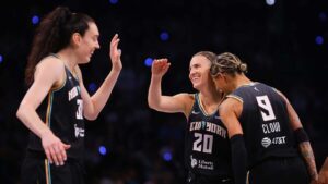 Libertys Sabrina Ionescu vergleicht Breanna Stewart scherzhaft mit NBA MVP Shai Gilgeous-Alexander