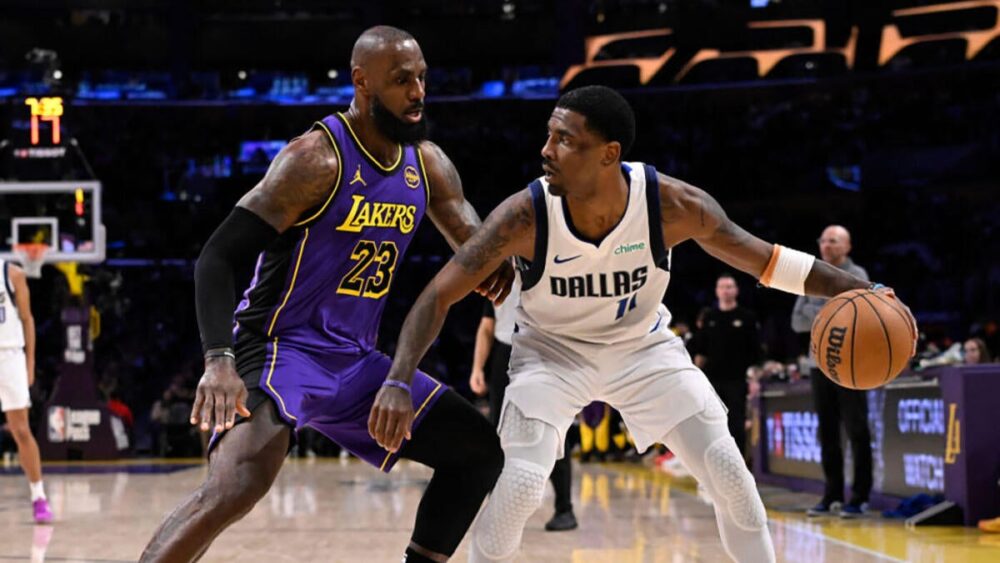 LeBron James, der sich mit Kyrie Irving, Anthony Davis wiedervereinigt? Lakers Star hat Interesse an Mavericks pro Bericht
